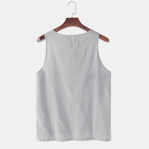 High Quality <b>Men</b> Tank <b>Top</b> OEM Polyester <b>Mesh</b> Fabric Breathable Sleeveless Gym Workout Vest Supplier Manufacturer - Product Image 2