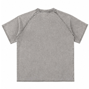 เสื้อยืดแร็กแลนถักแบบสั่งทำพิเศษ ผ้าฝ้าย 100% ทรงปกติ สปอร์ต เป็นมิตรกับสิ่งแวดล้อม แห้งเร็ว พิมพ์ลายคุณภาพสูง เสื้อผ้าผู้ชาย - Product Image 2