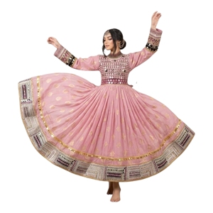 Afghani Kuchi Maxi <b>Dress</b> Women Custom Colors Floral Print Embroidery Long Sleeves Wedding Party Casual <b>Dresses</b> Ladies Wholesale - Product Image 1