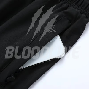 Bermuda en PU camouflage pour homme BLOODLINE, taille mi-haute, taille élastique, style décontracté avec poches - Product Image 5