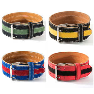 Cinturón de Levantamiento de Pesas de Doble Punta, Hecho a Mano, de Caucho Natural, de Alta Calidad, con Diseño/Color Personalizado, para Gimnasio - Product Image 5