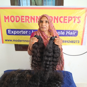Extensions de cheveux humains indiens Remy bouclés crépus de haute qualité, alignés sur les cuticules, double trame, 100g, cheveux vierges bruts, vente en gros - Product Image 4