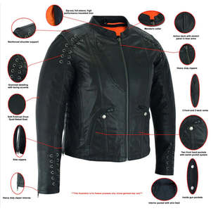 Chaqueta Thunder Rider de Manga Larga Personalizada para Hombre, Estilo Europeo y Americano, Chaqueta de Cuero Estilo Punk con Cuello Alto para Hombre - Product Image 4