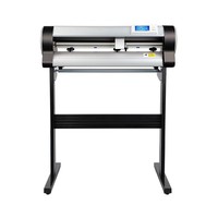 Plotter de corte de vinilo de corte de contorno automático con función de escaneo de cámara de servomotor