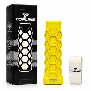TOPLINE - Empuñadura de Silicona Antideslizante, Agarre Cómodo, Absorción de Impactos, Ligera, Accesorio para Pickleball, Gris con Caja - Product Image 3