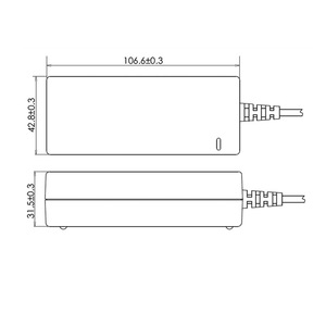 Adaptador de Corriente Conmutado de Escritorio de 30W 21V 1.43A con Entrada CA Tipo C6 - Product Image 2