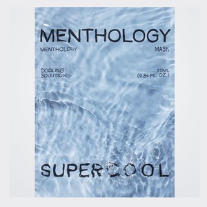 sheet <b>mask</b> Korean K-Beauty Mentology Super <b>Cool</b> Sheet <b>Mask</b> Pack 5 Pieces 1 Piece Made in Korea 125ml - Product Image 3
