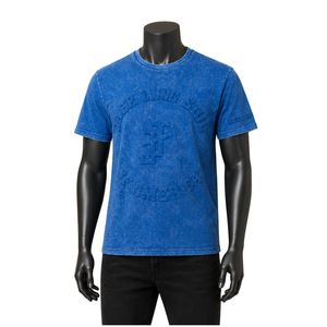 Camiseta de Manga Corta con Estampado en Relieve, Cuello Redondo Informal para Hombre y Mujer, Ropa de Uso Diario, Ropa Deportiva y de Estilo de Vida - Product Image 5