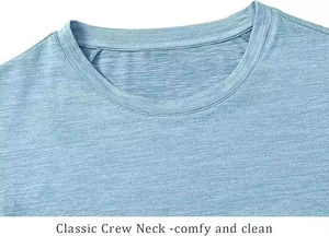 Men's 100% Cotton T-Shirt Comfortable Summer Wear Breathable Everyday Casual Short Sleeve Regular Fit High Quality - Product Image 6