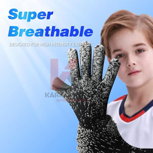 Guantes de portero con forro interior suave, espalda de malla transpirable, correa de muñeca ajustable para máxima comodidad y agarre - Product Image 2