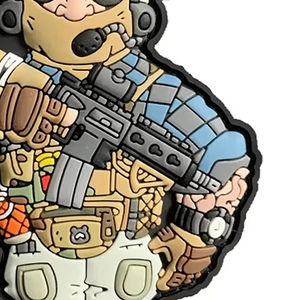 ป้ายยางนูนโลโก้แบบกำหนดเอง ป้ายเสื้อผ้า PVC 3 มิติ ทนทาน คุณภาพสูง ป้ายนูนแบบนุ่ม ป้ายยางซิลิโคนโลโก้ OEM - Product Image 4