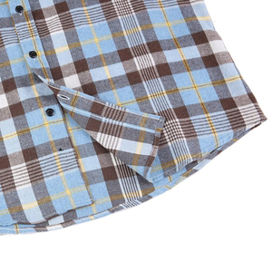 Chemises en flanelle décontractées à manches longues pour hommes, respirantes, écologiques, en tissu doux, disponibles en différentes couleurs – Vente en gros pour l'automne - Product Image 5