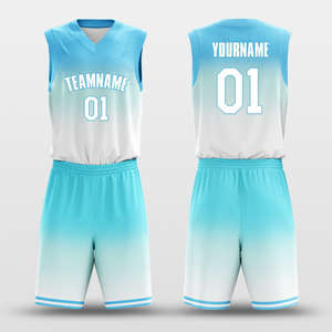 Tenue de basketball personnalisée, ensemble maillot et short d'équipe sur mesure, tissu à séchage rapide 100% polyester, production rapide - Product Image 5