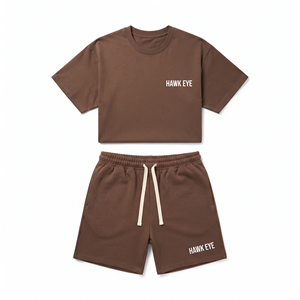 Conjunto de Dos Piezas de Verano para Hombre, Camiseta y Pantalones Cortos Casuales, Traje Deportivo Masculino de Moda con Manga Corta - Product Image 4