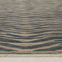 Tapis noué fait main traditionnel vieilli aux motifs médaillon vibrants en laine/soie turque, écologique, antidérapant et résistant à la saleté