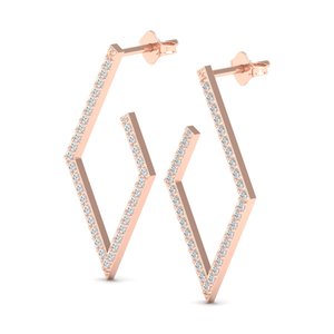 REYES Trendy Design 925 Sterling <b>Silver</b> Moissanite <b>Dangle</b> Drop <b>Earrings</b> For Women Luxury Wedding Party Wear Fine Jewelry - Product Image 3