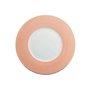 Plato Base Decorativo Redondo de Metal Oro Rosa para Decoración de Mesa de Boda, Acabado Cepillado de Lujo, para Eventos y Fiestas, Venta al por Mayor - Product Image 1