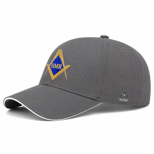 Chapeau à 6 panneaux décontracté pour la fraternité et la sororité, vêtements maçonniques grecs, insignes maçonniques, vêtements de fraternité et de sororité - Product Image 5