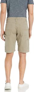 Shorts en jean kaki pour homme, taille mi-haute, décontractés, respirants, avec poches, en tissu tissé, style lavage classique - Product Image 2