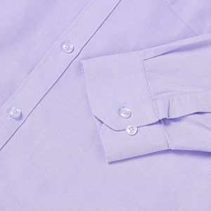<b>Prime</b> Core Mens 100 Percent Cotton Oxford Shirt Long Sleeve Dress Shirts for Men Button Down Work Casual Shirt with Pocket - Product Image 4