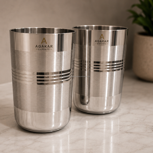 Economy Stainless Steel 250ml Mirror Finish Leak-Proof Tumbler Drinking Glass Food Grade Metal <b>Cup</b> Hotels Restaurants Cafes - Product Image 3
