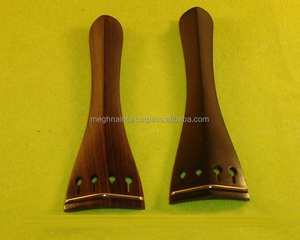 Meghna International Violin Hill Tailpiece Gold Saddle Rose Ebony pour Débutants et Élèves de Musique Modèle MEG-OO4 Prix Compétitif - Product Image 3