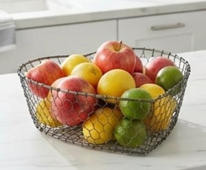 Premium Heart Shape Metal <b>Wire</b> <b>Storage</b> <b>Basket</b> Rustic Style for Home Decoration Stylish Home Accent - Product Image 6
