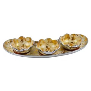 Decorative Metal Dry Fruit Bowl Snack Holder Serving Dish Tableware Kitchen Dining Gift - Product Image 2