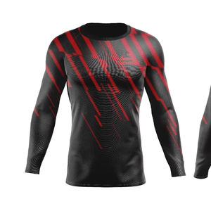 Maillot de compression personnalisé à manches longues avec logo, sublimé, respirant, antibactérien, séchage rapide – Créez votre propre design - Product Image 1