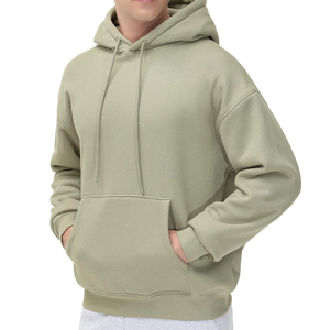 Sudadera con Capucha de Forro Polar Grueso para Hombre, 100% Algodón, Transpirable, de Secado Rápido, Estilo Casual Urbano con Bolsillo - Product Image 3