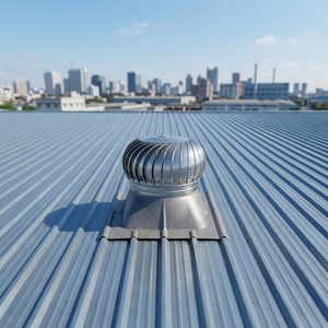 Ventilateur éolien à fixation sur toit, sans consommation d'énergie, 2700 CFM, pour une ventilation naturelle 24h/24 et 7j/7 dans les usines et entrepôts - Product Image 5