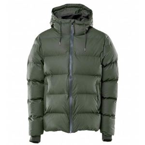 Veste d'hiver décontractée pour homme, noire, à capuche, rembourrée en duvet, coupe-vent, coupe régulière, fermeture éclair, couleur unie, en nylon - Product Image 5