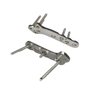 Plaque de blocage TPLO en titane et acier inoxydable pour chien, kit d'implant orthopédique pour ostéotomie de nivellement du plateau tibial - Product Image 1