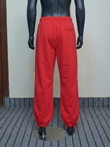 กางเกงวอร์มขายส่งสำหรับผู้ชาย ผ้าฟลีซคอตตอน 100% หนัก 400 GSM ทรงขาตรง สีซันเฟด ทรงขาบาน สวมใส่สบาย - Product Image 2