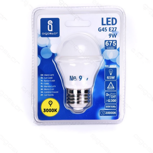 Nueva Bombilla LED A5 G45 de 9W, Ahorro de Energía, E27, con Temperatura de Color de 3000K - Product Image 2