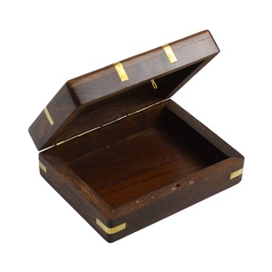 Hộp Thẻ Sang Trọng Tùy Chỉnh Thiết Kế Và Đánh Bóng Hoàn Thiện Vuông Đánh Bóng Và Sơn Đồ Trang Sức Hộp Gỗ Tự Nhiên DIY Hộp Lưu Trữ Bằng Gỗ - Product Image 2