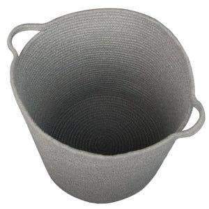 Wisdom Decor Woven <b>Basket</b> with <b>Handle</b> Handcrafted Storage Decorative for Home Organization Living Room Bedroom - Product Image 2