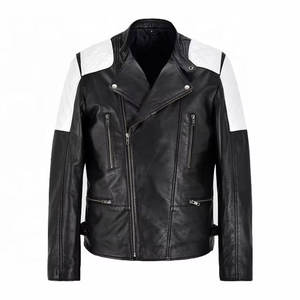 Chaquetas de Cuero Brando Hechas a Medida para Hombre, Chaqueta de Motociclista Elegante de Cuero Napa Auténtico de la Colección Alex Men's Wear Ambassador - Product Image 1