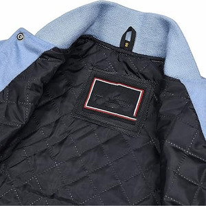 <b>Jacket</b> Custom <b>Men</b> OEM Custom Coat Embroidery Logo <b>Bomber</b> <b>Varsity</b> <b>Jacket</b> for <b>Men</b> - Product Image 3