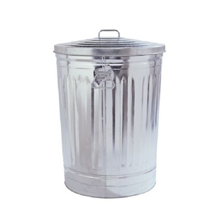 Nouveau panier de rangement rond en métal galvanisé fait main, écologique, portable, pour intérieur et extérieur, haute qualité - Product Image 6