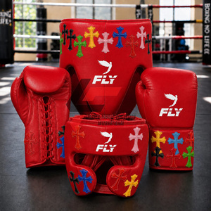 Set de Boxeo Profesional Personalizado de Cuero Original de Primera Calidad, Elegante y Cristiano, para Boxeo y Kickboxing - Product Image 2