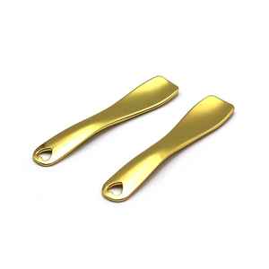 Cuchara de Metal para Shilajit, Suplementos de Resina Ayurvédica, Acabado Dorado y Plateado - Product Image 2