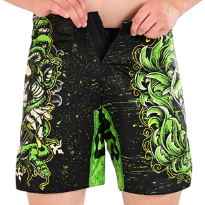 Prix d'usine, shorts de Muay Thai personnalisés en polyester pour hommes, shorts de MMA, shorts de boxe - Product Image 6