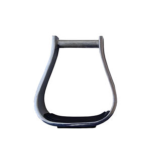 อานม้าแบบมีสายรัดทำจากโลหะผสมน้ำหนักเบา พร้อมแผ่นยางกันลื่นเพื่อความปลอดภัยสำหรับกีฬาขี่ม้า คุณภาพสูง ผลิตจากสแตนเลส - Product Image 6