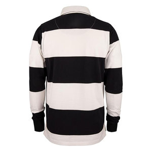 Maillot de rugby à manches longues de haute qualité, respirant, personnalisable, avec rayures cousues sur la première ligne, style unique - Product Image 3
