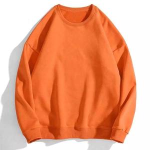 Sudaderas para hombre de manga larga, algodón orgánico, forro polar, estilo oversized, lisas, con capucha, cuello redondo, básicas. - Product Image 5