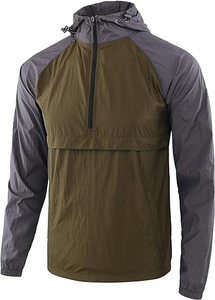 Veste de pluie sportive légère et imperméable pour homme, personnalisable OEM, respirante, grande taille, coupe-vent anorak pour l'hiver avec fermeture éclair - Product Image 3