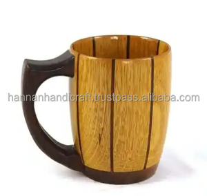 Tazas de Cerveza de Madera Económicas, Taza con Interior de Acero Inoxidable de Alta Calidad, Hechas en India, Aptas para Alimentos, Tazas de Alta Rotación a Precio de Mayoreo - Product Image 3