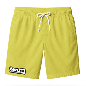 Pantalones Cortos Casuales Sólidos para Hombre, Material Personalizado, Transpirables, de Secado Rápido, Cintura Alta con Cordón, para Gimnasio, Playa y Ropa Urbana - Product Image 4