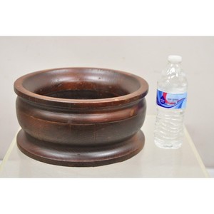 Bol à fruits en teck traditionnel fait main avec des sculptures artistiques - Décoration d'intérieur en gros - Product Image 3